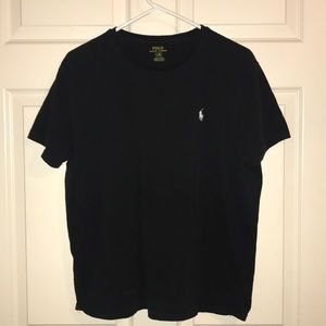 black polo tee